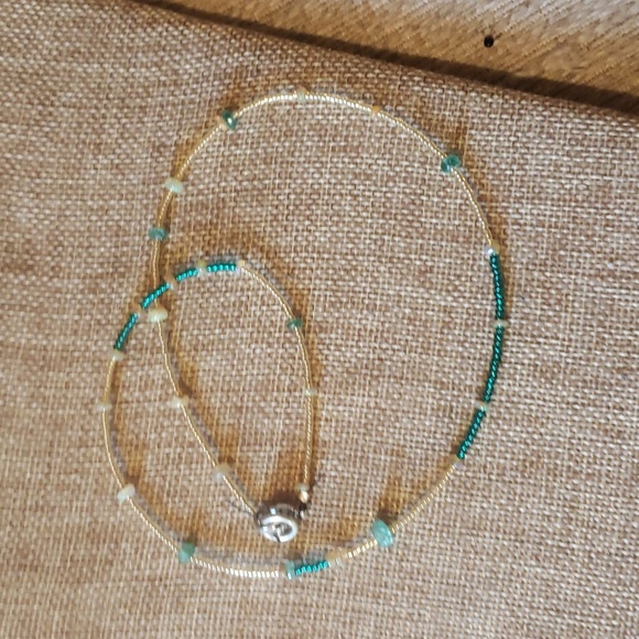 Emerald ,opal natural choker - Picture 9 of 9